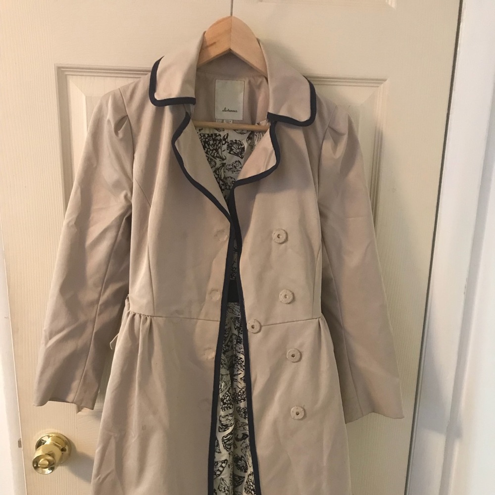 Anthropologie Elevenses Trench Coat
